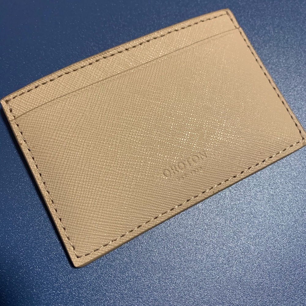 Oroton - 3 Card Sleeve Pouch in Fawn - Picture 7 of 11